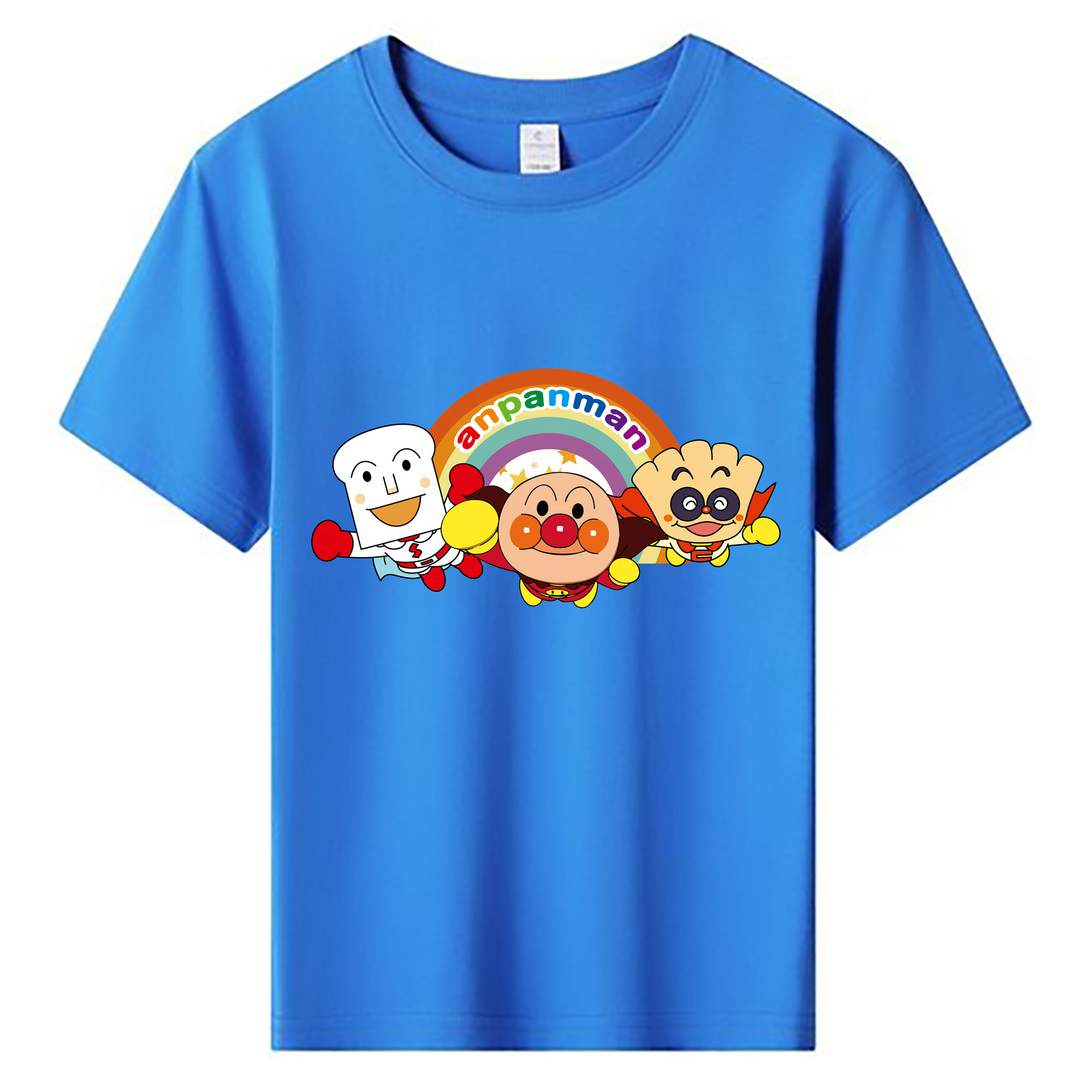（画像用） アンパンマン Anpanman 綿100％キッズTシャツ（フロントプリント）